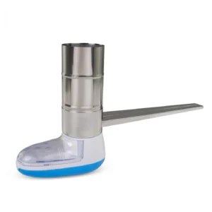 Dispozitiv electric din inox pentru taratamente apicole, cu baterii