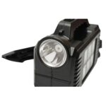 Kit iluminat portabil LED cu 2 becuri/proiector, panou solar si baterie 4000 mAhH - imagine 2