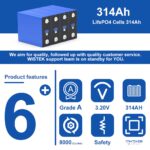 Baterie litiu LiFePO4 EVE 3.2V MB31 314Ah grad A – Performanță Superioară și Durabilitate Extinsă - imagine 2