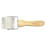 Rola descapacit din inox cu maner din lemn - imagine 2