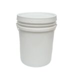 Galeata rotunda din plastic 20L cu capac pentru miere - imagine 2