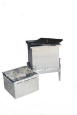 TOPITOR DE CEARA INOX, CU ABUR, 12 RAME DADANT - imagine 2