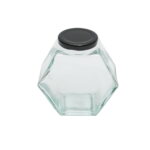 Borcan din sticla cu capac pentru miere 500ml