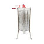 Centrifuga manuala apicola, extractor miere transparent cu 3 rame