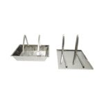 Tava pentru descapacit cu sita din inox 520x415x110mm - imagine 2