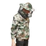 Bluza apicola tip camuflaj marimea XL cu masca protectie - imagine 2