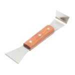Dalta apicola din inox tip L cu maner din lemn 200x45mm - imagine 2
