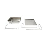 Tava pentru descapacit cu sita din inox 520x415x110mm - imagine 3