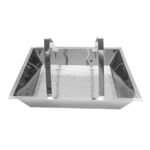 Tava inox pentru descapacit 520x415x110mm - imagine 3