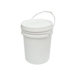 Galeata rotunda din plastic 20L cu capac pentru miere de albine - imagine 3