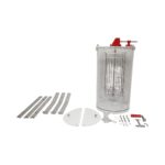 Centrifuga manuala apicola, extractor miere transparent cu 2 rame - imagine 3