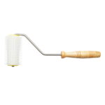 Rola descapacit 99mm  din plastic cu maner din lemn - imagine 3