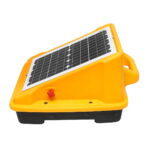 Aparat generator impulsuri pentru gard electric 4 Joule cu panou solar 10W si baterie 12V/9Ah Breckner Germany - imagine 3