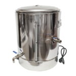 Topitor de ceara cu apa din inox cu pereti dubli 220V - imagine 4