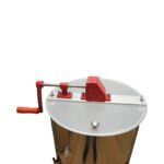 Centrifuga manuala apicola, extractor miere din inox cu 3 rame - imagine 6