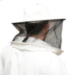 Bluza apicola alba cu masca de protectie marimea XL - imagine 6