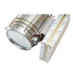 Afumator albine din otel galvanizat cu cilindru scut termic si burduf din piele 190mm - imagine 6