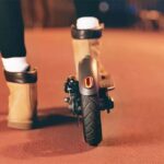 Trotineta electrica E-Scooter, Motor 350W, Baterie 36V 7.5Ah, Argintiu - imagine 5
