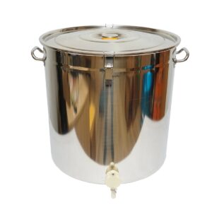 Maturator din inox cu capac pentru miere 100Kg